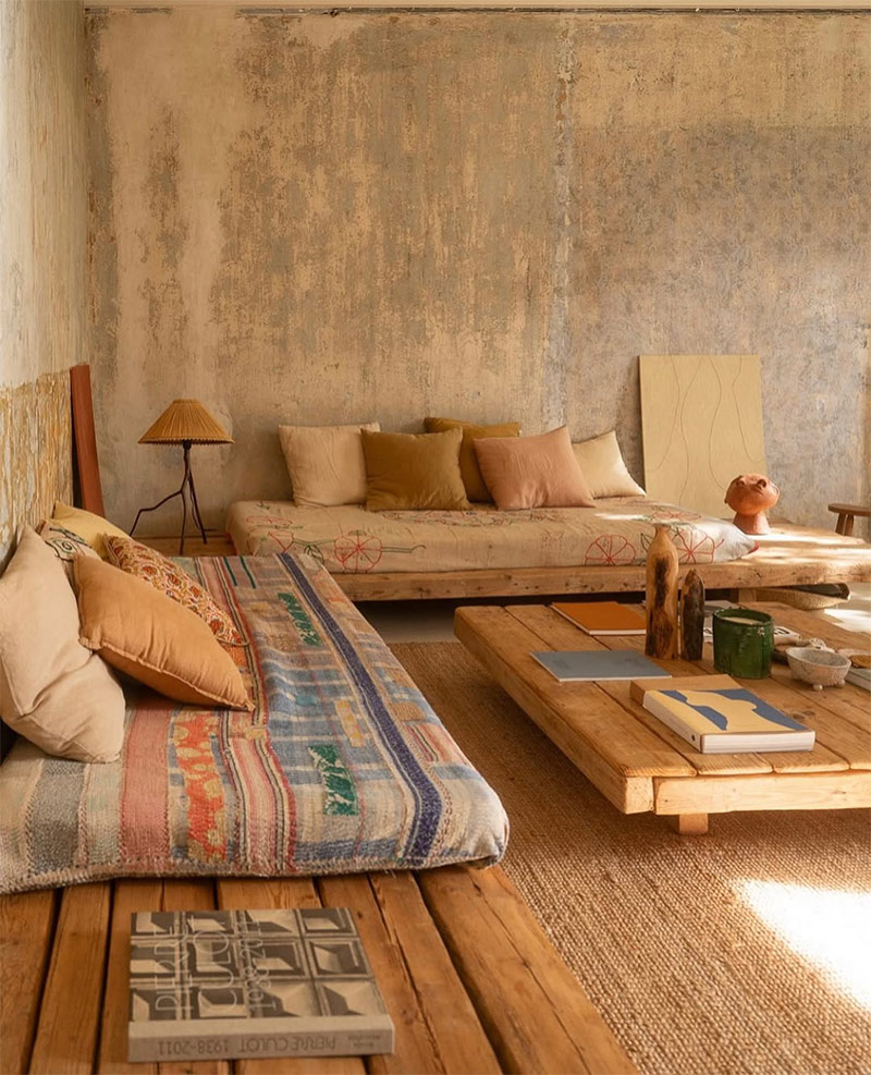 L'intérieur au style nomade d'Olivia Thebaut