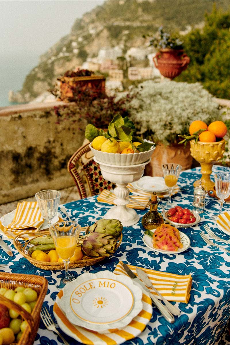Sezane - Lookbook : Sezane & Popolo pour une table dolce vita Sezane - Lookbook : Sezane & Popolo pour une table dolce vita