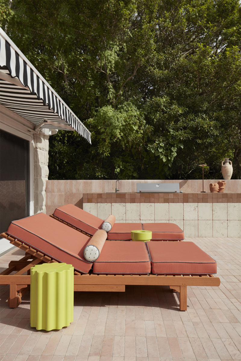 Studio YSG – Projet : La Palma, Palm Beach, Sydney Australie - Terrasse design inspirée du style dolce vita Studio YSG – Projet : La Palma, Palm Beach, Sydney Australie - Terrasse design inspirée du style dolce vita