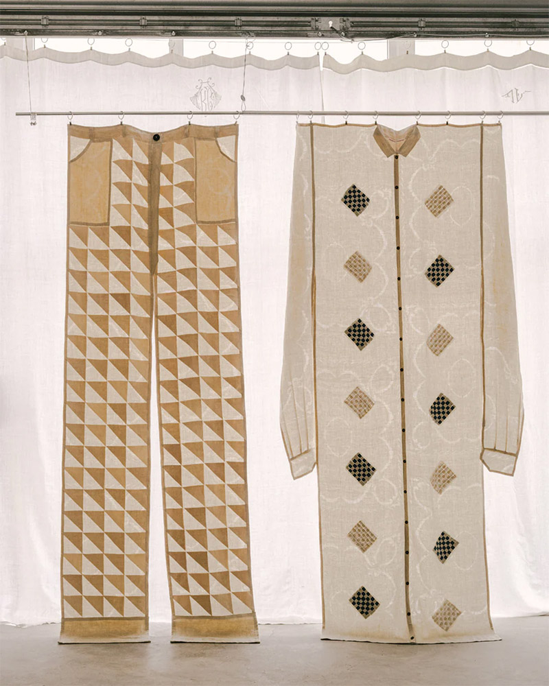 Œuvres Sensibles - Le Rideau Pantalon et Chemise "A Well-Dressed Apartment" - Pièce Unique