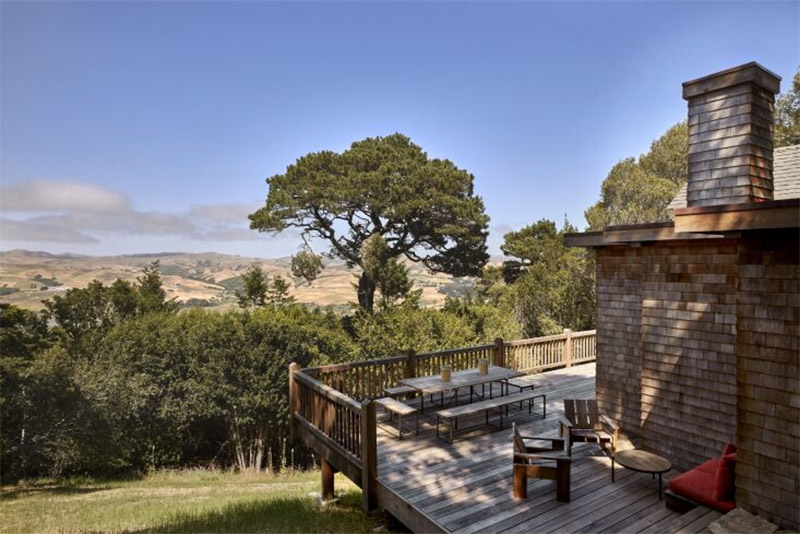 Commune design - Maison à West Marin, de l'architecte Alex Riley, années 60