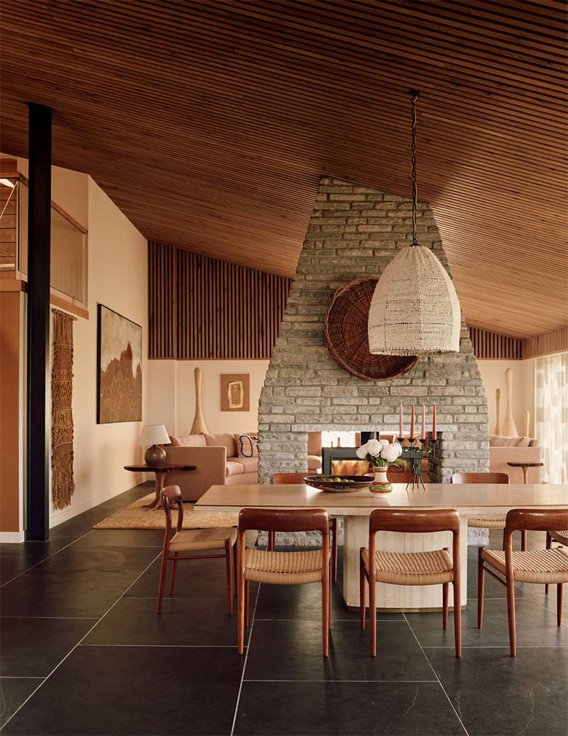 Une grange rénovée dans les Cotswolds, G-B, dans un style californien