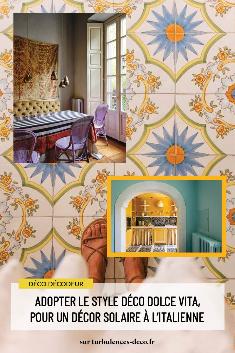 Adopter le style déco Dolce Vita, pour un décor solaire à l’italienne, un moodboard à découvrir sur Turbulences Déco