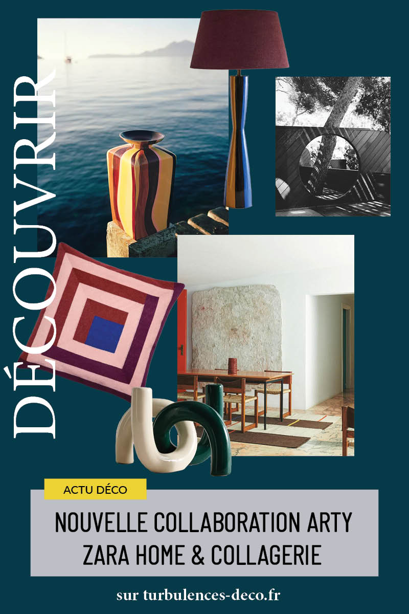 Nouvelle collaboration arty Zara Home & Collagerie à découvrir sur Turbulences Déco Nouvelle collaboration arty Zara Home & Collagerie à découvrir sur Turbulences Déco