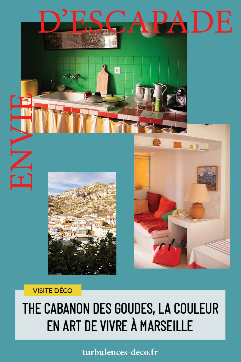 The cabanon des Goudes, la couleur en art de vivre à Marseille, à découvrir sur Turbulences Déco The cabanon des Goudes, la couleur en art de vivre à Marseille, à découvrir sur Turbulences Déco