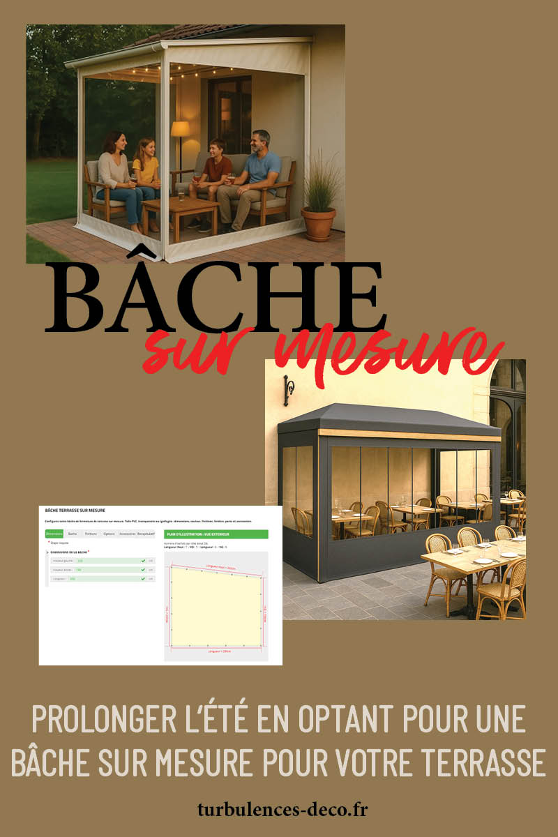Prolonger l'été en optant pour une bâche sur mesure pour votre terrasse, un article à lire sur Turbulences Déco Prolonger l'été en optant pour une bâche sur mesure pour votre terrasse, un article à lire sur Turbulences Déco