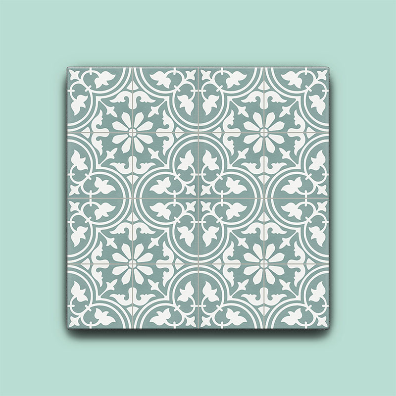 Deco Mosaic - Carreaux de ciment Lily vert