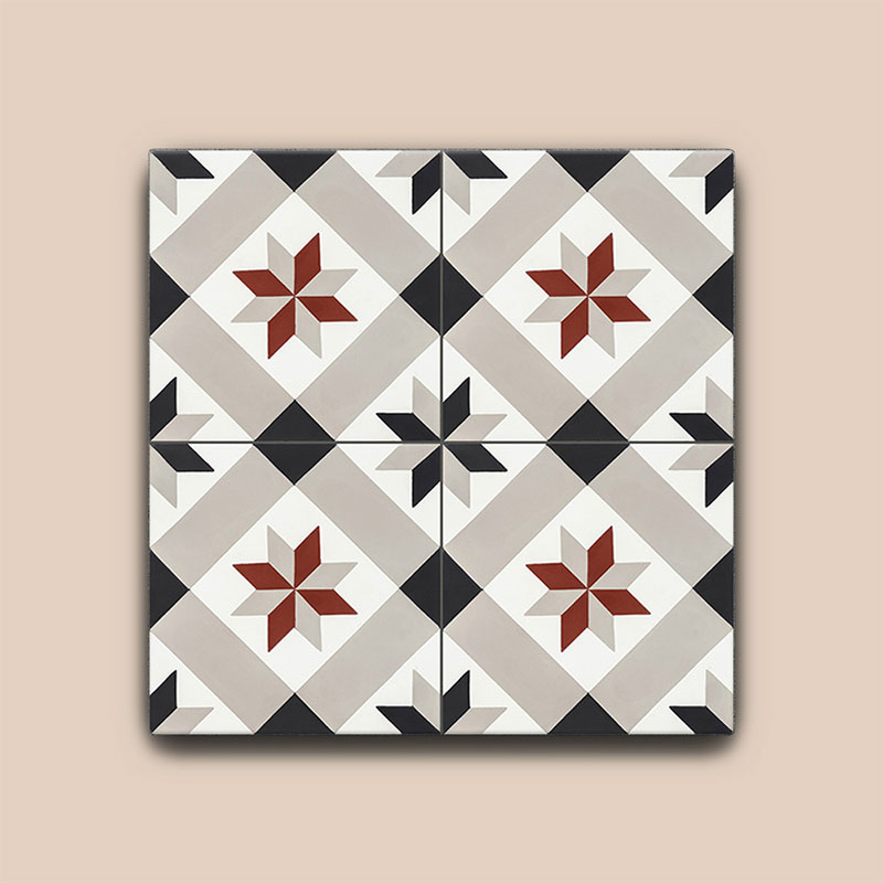 Deco Mosaic - Carreaux de ciment Étoile