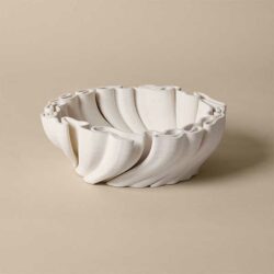 FERM LIVING - Coupe céramique blanc, Dedali