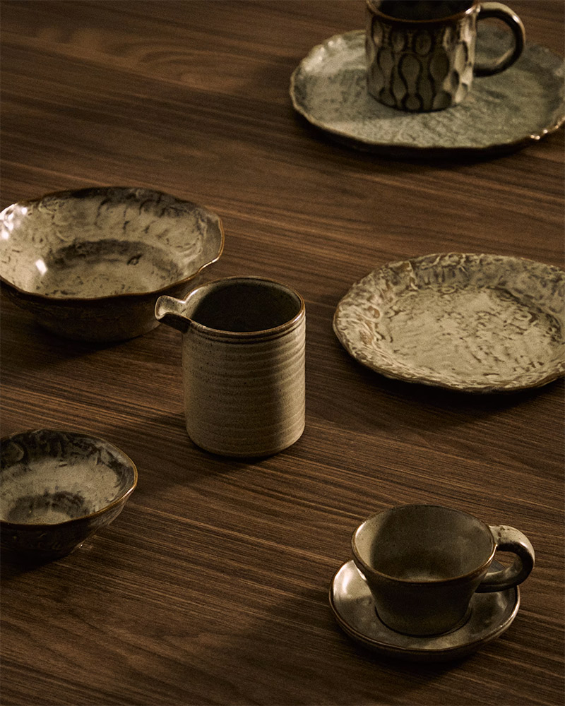 Kave Home - Tasse en céramique marron, Alenia