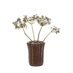 MADAM STOLTZ - Vase pique-fleurs trous céramique artisanal
