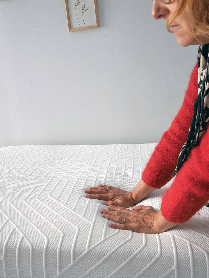 Matelas Hybride de Mello, moelleux et ferme