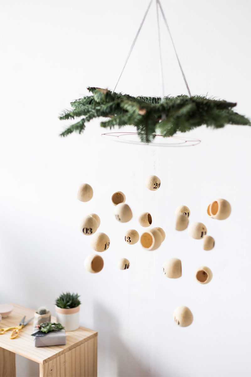 Calendrier de l'Avent mobile flottant par @fallfordiy