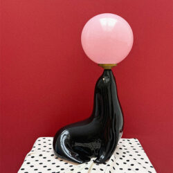 &KLEVERING - Chandelier en métal rouge, Chunk