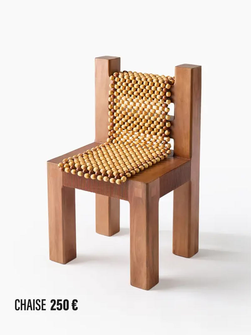 La collab' Monoprix et Maison Château Rouge : la chaise