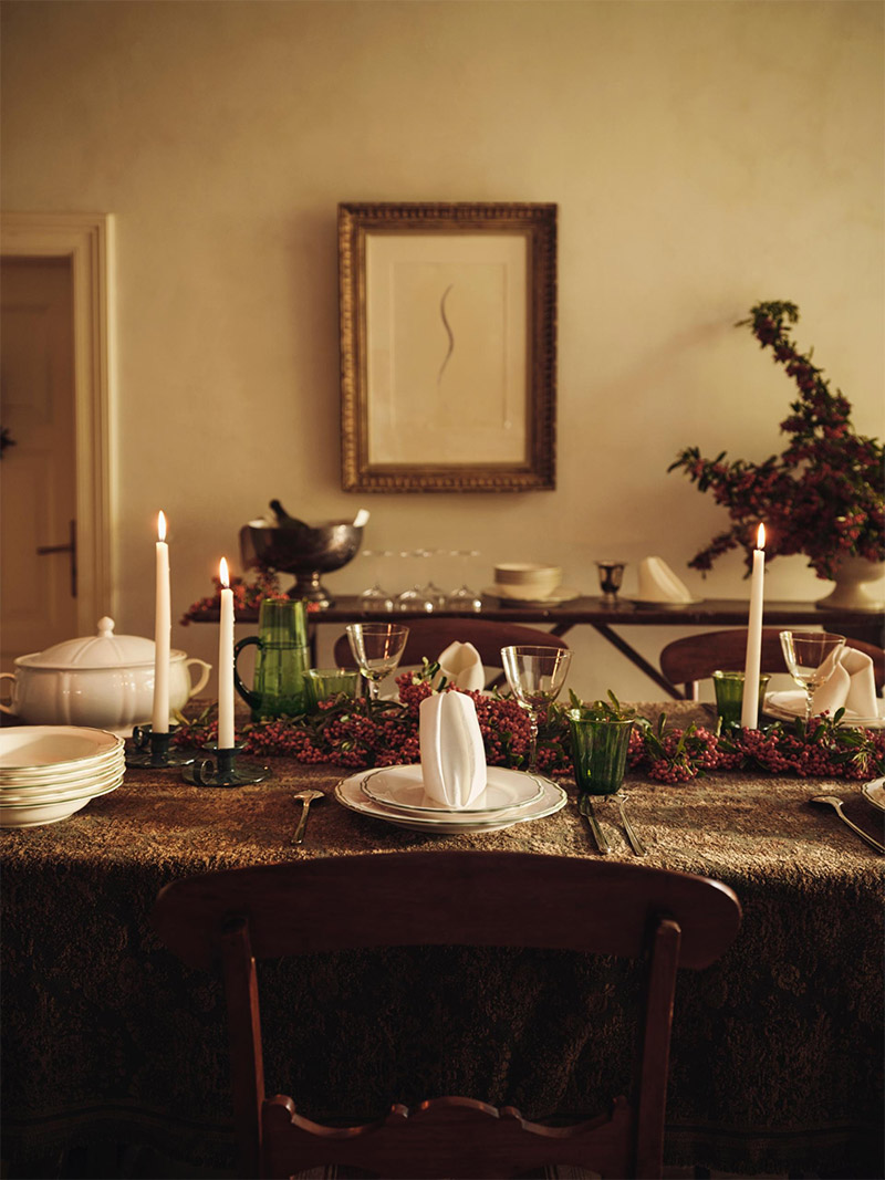 Table de fête - Éditorial Christmas 2025 Zara Home Table de fête - Éditorial Christmas 2025 Zara Home