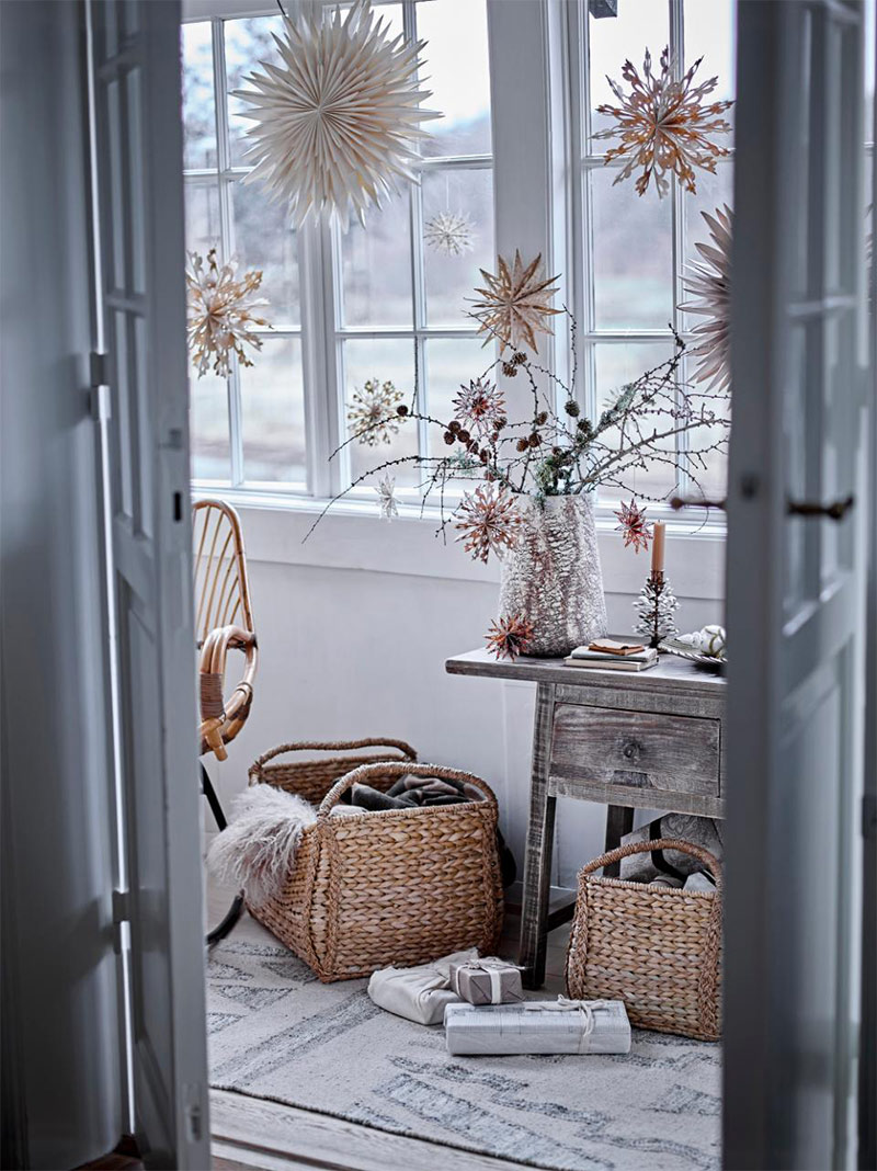 Le décor de Noël naturel et traditionnel de Bloomingville - Noël 2025