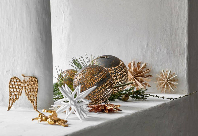 Le décor de Noël naturel et traditionnel de Bloomingville - Noël 2025