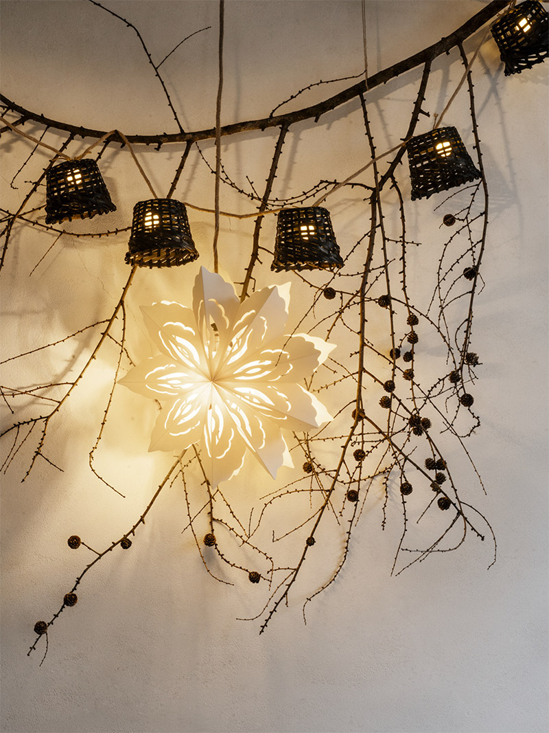 Le décor de Noël ethnique et nature de Madam Stoltz - Noël 2025