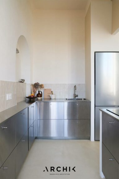 La cuisine en inox La cuisine en inox