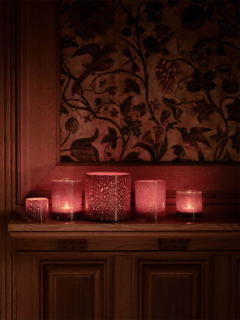 Bougeoirs en verre rouge pour une ambiance chaude Bougeoirs en verre rouge pour une ambiance chaude