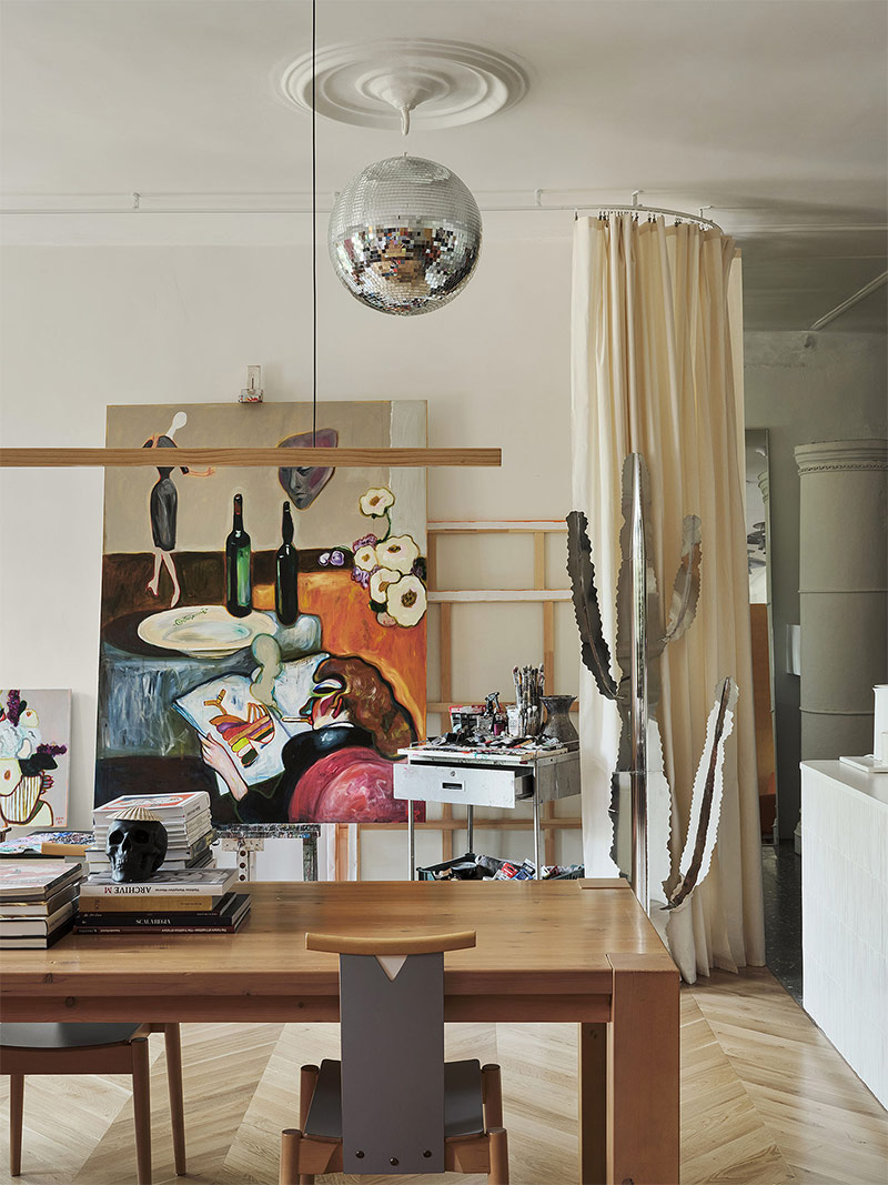 L'appartement de l'artiste Sergueï Bondarev à Saint-Pétersbourg