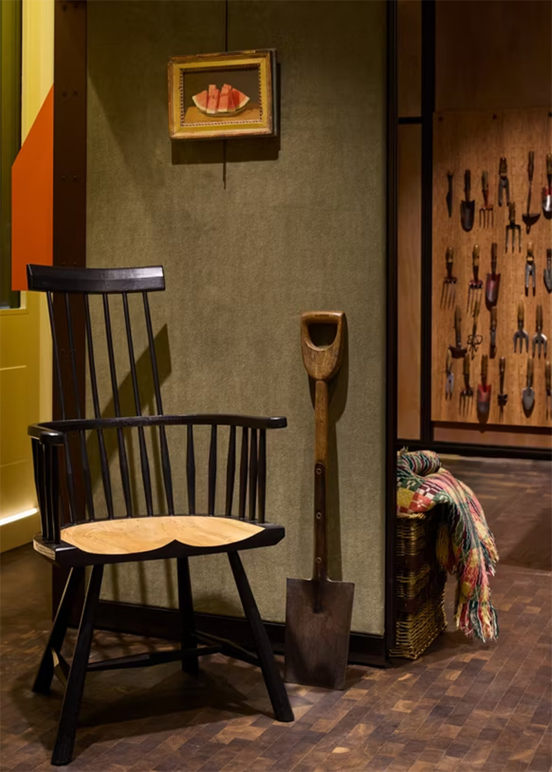 Nouvelle boutique JW Anderson, Pimlico Road, Londres d'inpiration Shaker