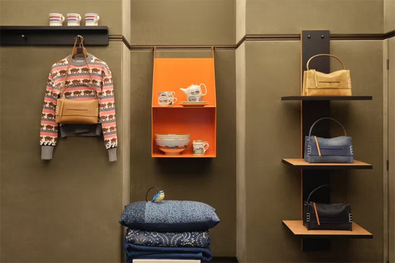 Nouvelle boutique JW Anderson, Pimlico Road, Londres d'inpiration Shaker