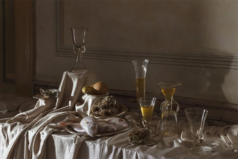 Table de fête comme une nature morte par @omergilony