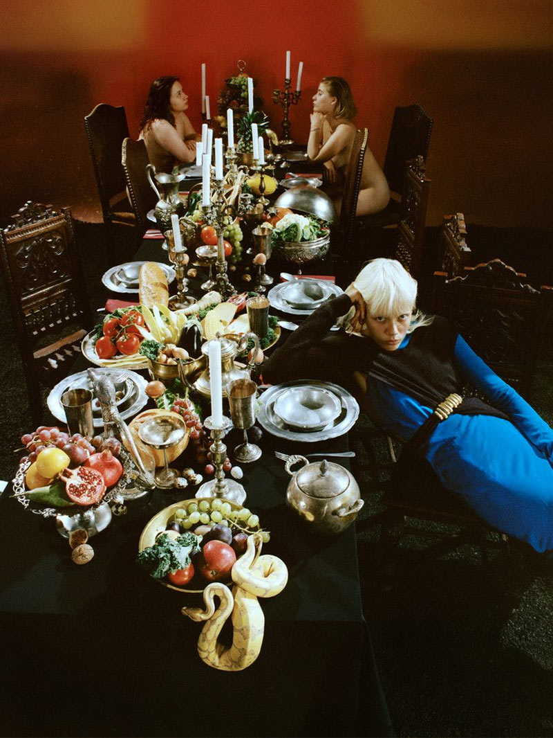 Impression de banquets et d'abondance