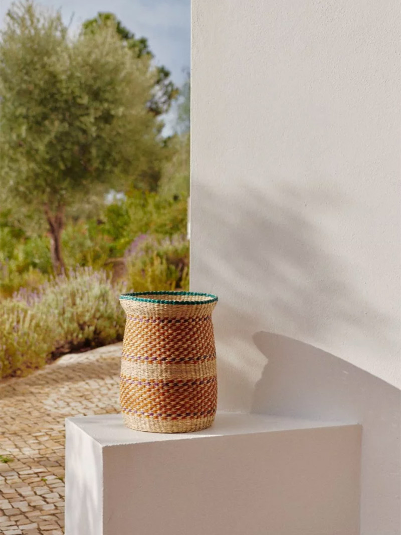 Collection capsule Sarah Poniatowski pour Maisons du Monde - Set de 2 paniers CIENNA