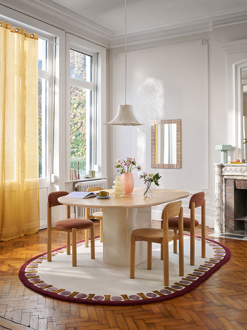 Collection Trendy Vintage par la Redoute Intérieurs - Printemps/été 2026 - Des ambiances des années 70 revisitées - La salle à manger au mobilier rétro