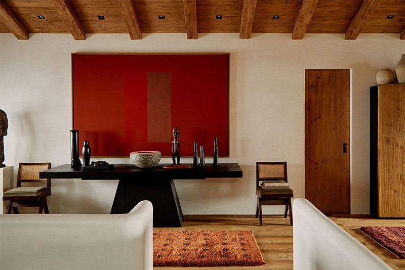 Le haut de l'escalier