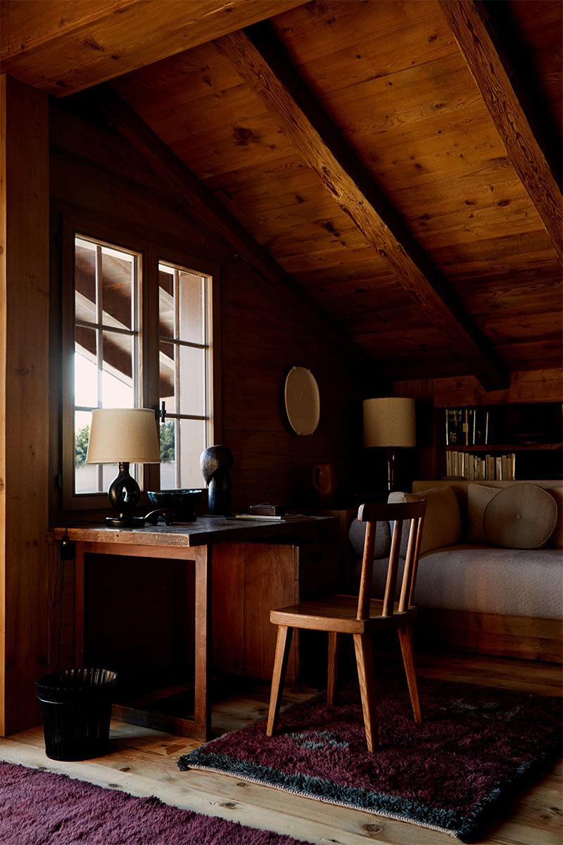 Le coin bureau dans un esprit rustique