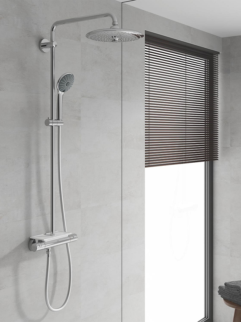 Grohe- Colonne de douche avec mitigeur thermostatique Euphoria System 310 Chromé