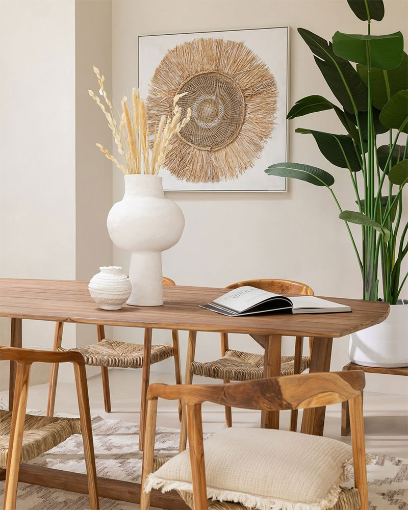 Une salle à manger de style scandicraft