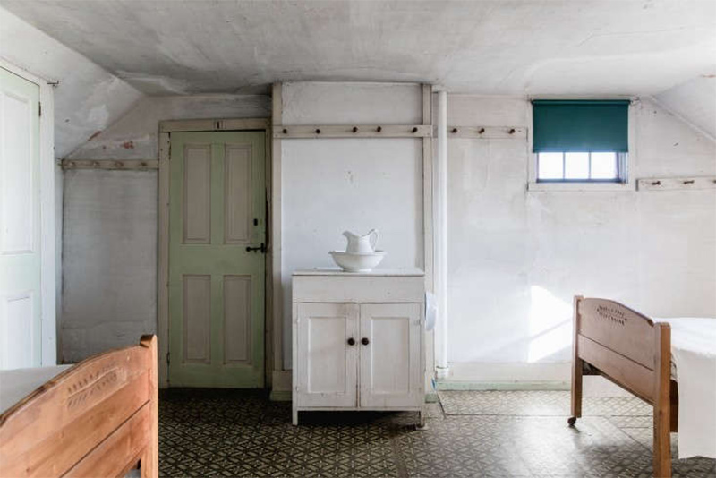Une chambre shaker au village shaker de Canterbury