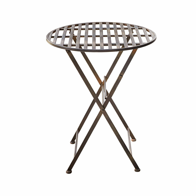 LOBERON - Table pliante, en fer massif, Brignoles