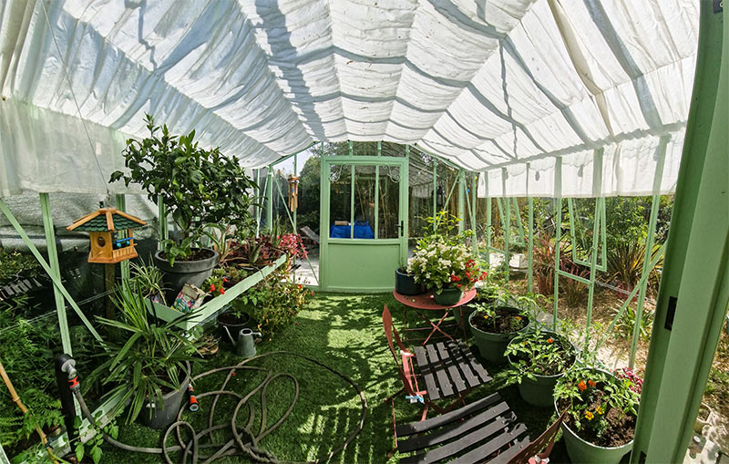 LAMS - Serre Authentique, largeur 2,75 m sur base aluminium LAMS - Serre Authentique, largeur 2,75 m sur base aluminium