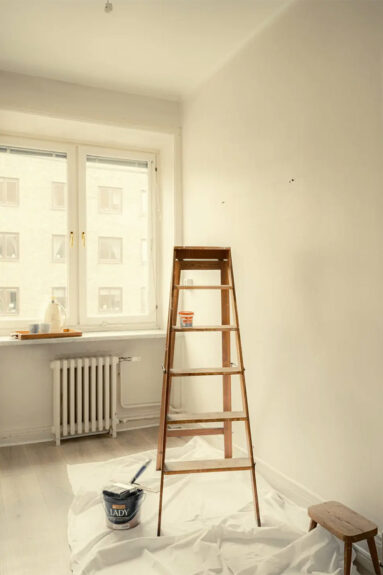 Appartement ancien en travaux peinture