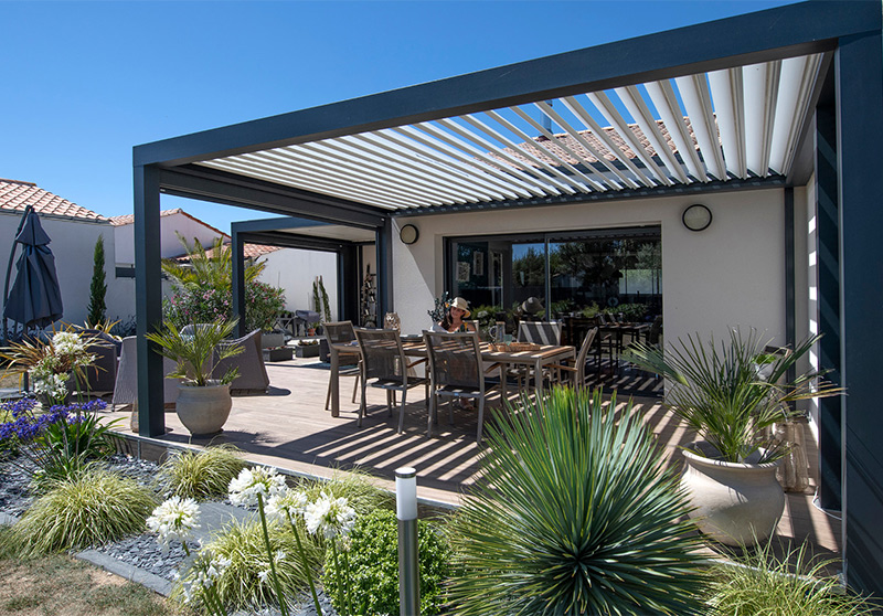 Projet de deux pergolas Bioclimatik à lames orientables - GUSTAVE RIDEAU