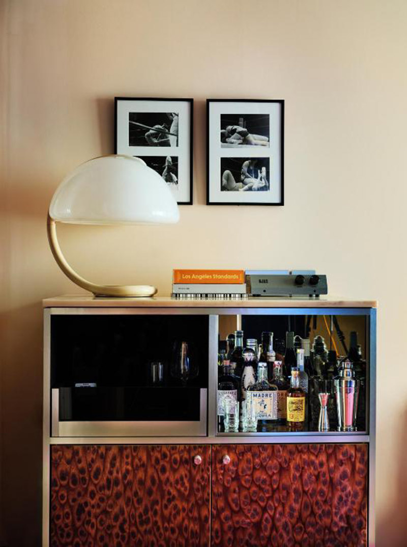 Meuble vintage, bar à cocktail