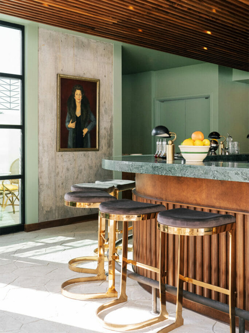 Le bar du Silver Lake Pool & Inn