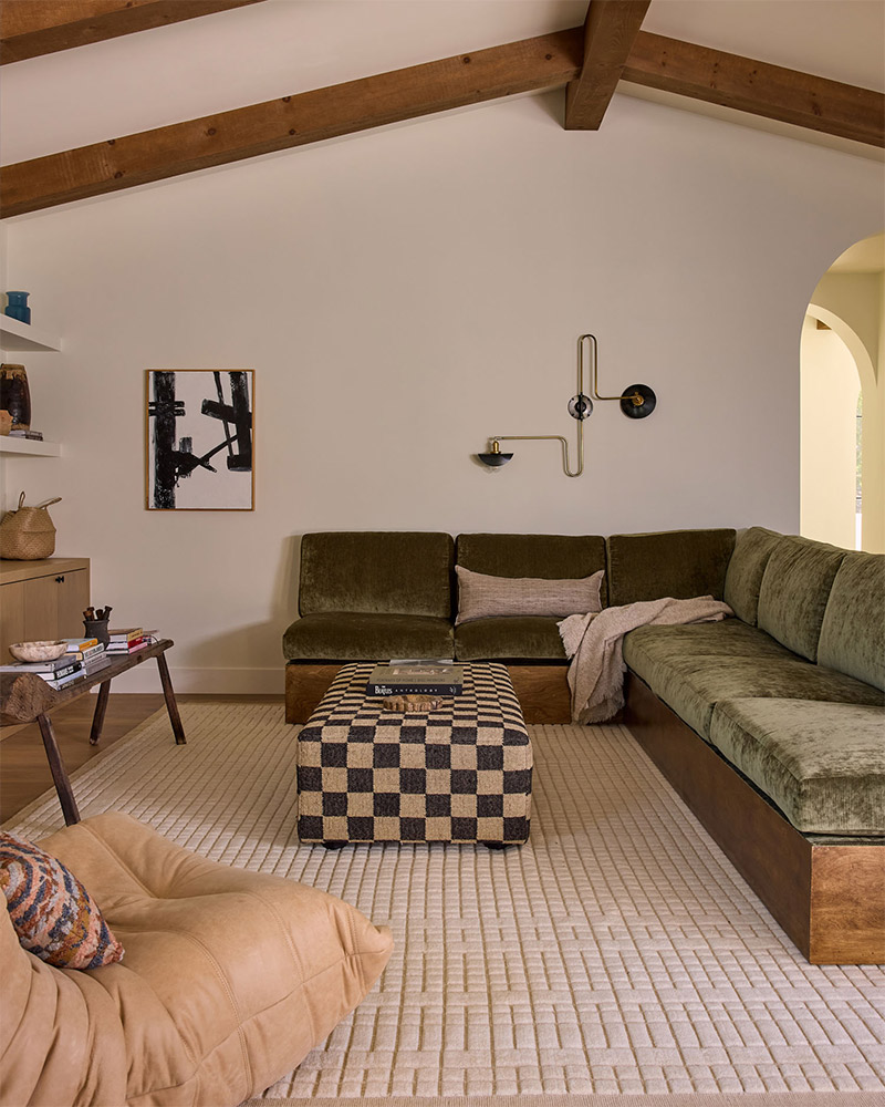 Un ranch à San Diégo, dans un style 70s Earthy Aesthetic", mais dans une vision contemporaine