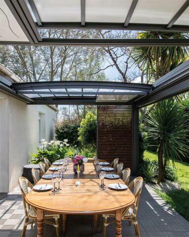 AKENA - Pergola Air Bio 365 à toit ouvrant AKENA - Pergola Air Bio 365 à toit ouvrant