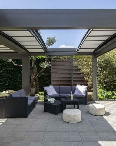 AKENA - Pergola Air Bio 365 à toit ouvrant AKENA - Pergola Air Bio 365 à toit ouvrant