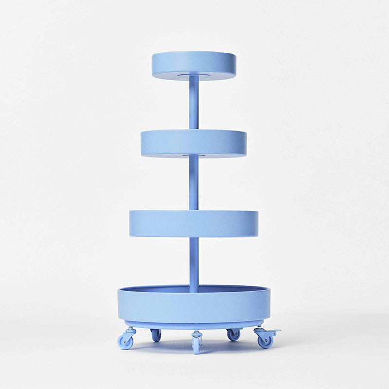 Desserte en métal, 89 x 48 cm - Design : Alexander Pott