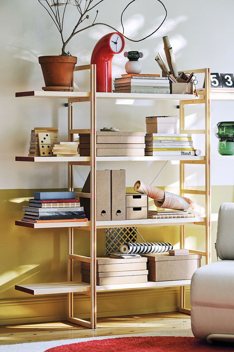 IKEA PS 2026 - Étagère, pin, 160 x 35 x 161 cm