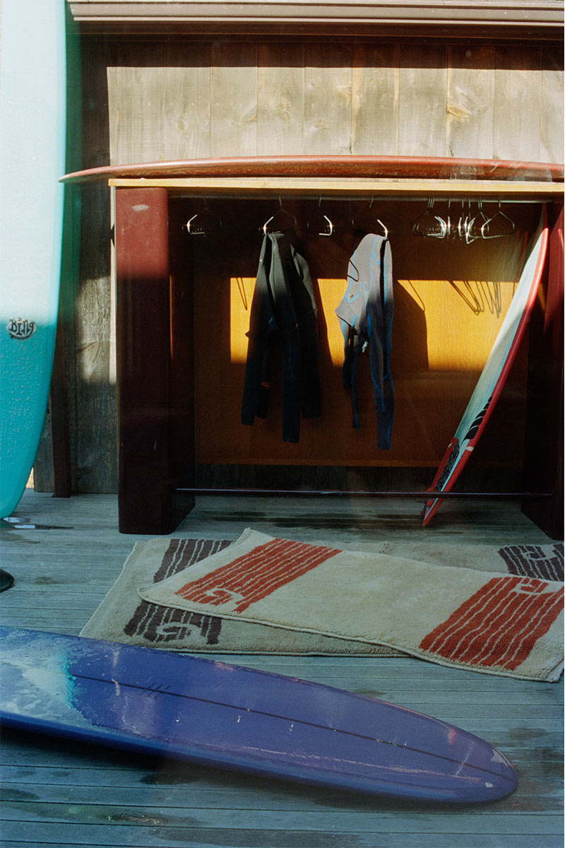 Le cabanon de surfeur loué par Michail Bargo à Amagansett, dans les Hamptons