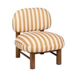 DRAWER - Fauteuil en tissu et bois, Nubo